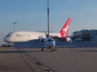Hello friends! Greetings from Dresden @dresden_airport !!! We hope you are doing well! 🛩♥️🛩 Grüße aus Dresden! Wir hoffen es geht Euch allen gut und wünschen ein schönes Wochenende! ❤️🛩❤️ #dresdenairport #dresdenairportinternational #prm1 #quantas #beechcraft #raytheon #aviation #generalaviation #premier1 #rb60 #aviationisourpassion #finowairservice #DIETB #tangobravo #pilotslife #skyhigh #businessjets #businessjet #businessjetcharter